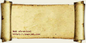 Irina Tošović vizit kartica